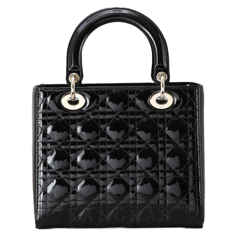 CHRISTIAN DIOR(USED)크리스찬디올 레이디디올 페이던트 미듐 블랙